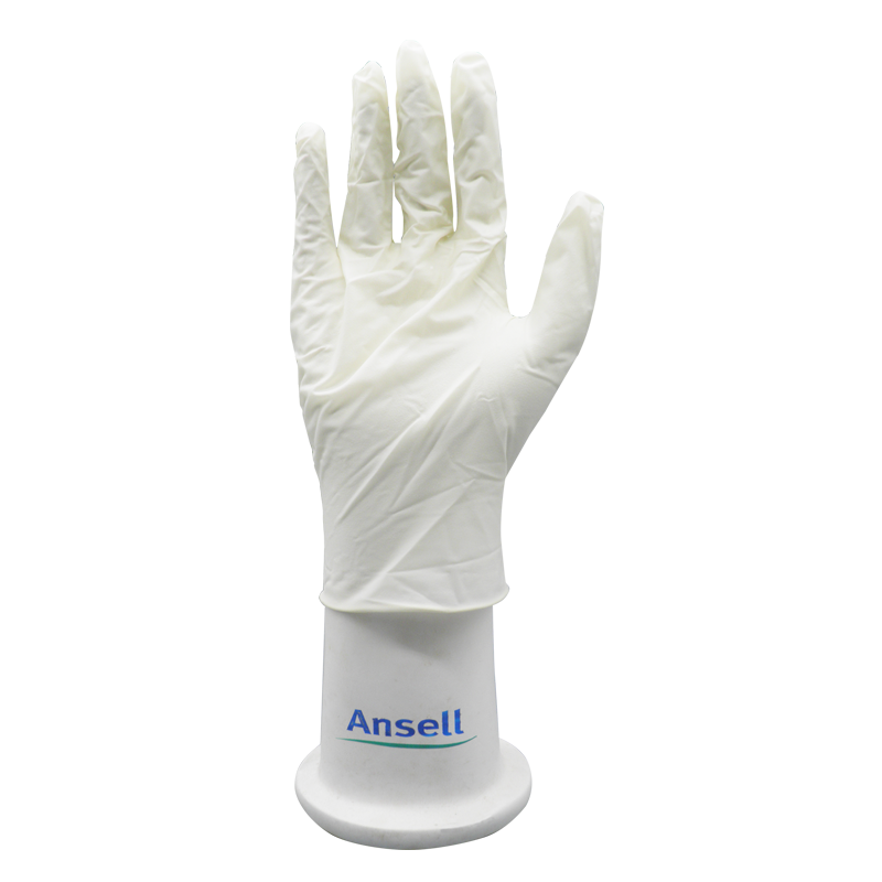 Ansell 457X-L一次性天然乳胶手套 乳白色 L